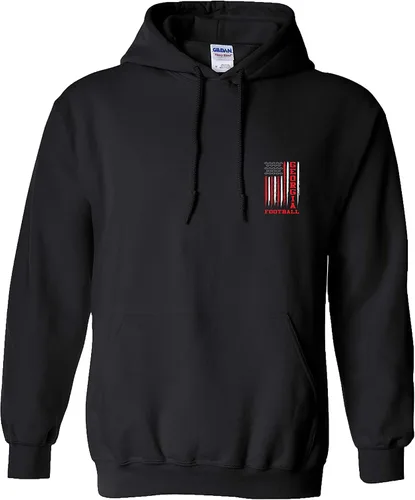 Miniatura 17 de Sudadera con capucha unisex de la bandera americana del color del equipo de fútbol