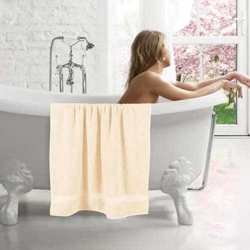 Miniatura 4 de GLAMBURG Juego de 2 Sábanas de Baño Extra Grandes de Algodón Premium de 700 GSM - 100% Algodón Peinado - 2 Sábanas de Baño 35x70 - Calidad de Hotel