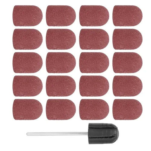 Miniatura 11 de Brocas de taladro de uñas, banda de lijado de uñas, broca para manicura, pedicura, pulido de uñas, rebabas, uso en salón de belleza, juego de lijado