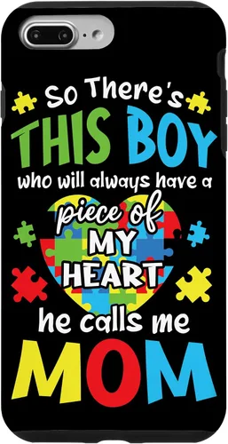Miniatura 11 de Funda para iPhone 11 Boy Calls Me Mom Heart Colorido Puzzle Autismo