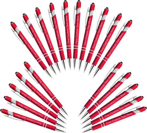 Miniatura 73 de Bolígrafos personalizados personalizados con grabado gratuito a granel con mensaje de nombre, bolígrafos personalizados para negocios, oficina