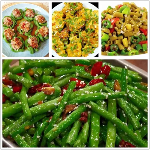 Miniatura 5 de 30 semillas de frijol largo verde/rojo para patio, fideos asiáticos, espárragos, semillas de frijol sin OMG