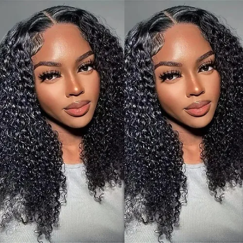 Miniatura 18 de CHEETAHBEAUTY Pelucas de cabello humano brasileño ondulado profundo #4 marrón chocolate 13X6 HD de encaje frontal transparente grado 10A rizado