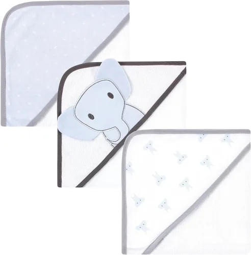 Miniatura 9 de Hudson Baby Toallas unisex con capucha de algodón para bebé, unicornio rosa, talla única