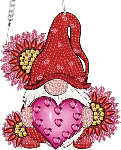 Miniatura 40 de AiYuanzsh Animal Parrot DIY Kits de Pintura de Arte de Diamante de Acrílico Colgante Pendientes de Arte de Diamante de Rinstone Especialmente Búho