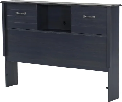 Miniatura 10 de South Shore Ulysses - Cabecero de estantería doble, roble otoño Fall Oak
