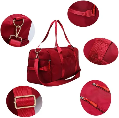 Miniatura 6 de KARRESLY Bolsa deportiva de gimnasio para mujeres u hombres, bolsa de viaje con bolsillo húmedo y compartimento para zapatos para entrenamiento