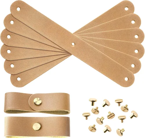 Miniatura 8 de Chunful 6 correas de repuesto para caballo, correa de repuesto para caballo, correa de cuero de caballo, correa de repuesto de cuero para caballo