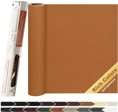 Miniatura 81 de KING MOUNTAIN Cinta de reparación de cuero, 16 x 60 pulgadas, gris, autoadhesiva, impermeable, ecológica
