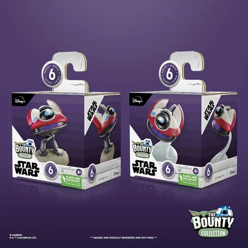 Miniatura 4 de STAR WARS The Bounty Collection Series 6, paquete de 2 mini figuras de acción L0-LA59 (Lola), escala de 2.25 pulgadas, juguetes para niños de 4 años