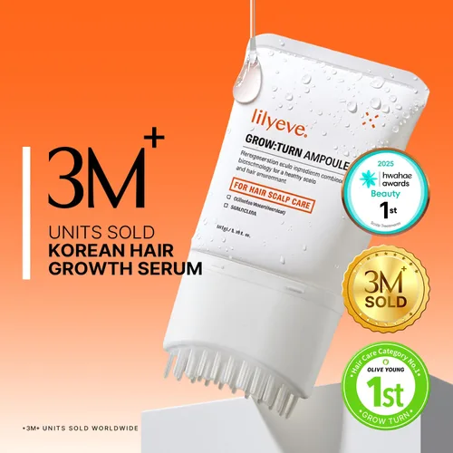 Miniatura 2 de lilyeve GROWTURN - Suero para el crecimiento del cabello con cepillo integrado, exosomas derivados de hojas de corazón para revitalizar, cuidado