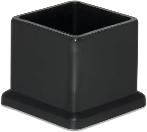 Miniatura 13 de Flyshop Tapas cuadradas de goma antideslizantes para patas de silla, protectores de suelo para muebles, 1-3/8 pulgadas x 1-3/8 pulgadas, color negro