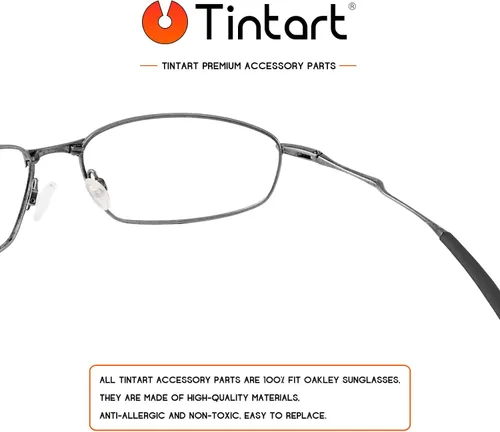 Miniatura 6 de Tintart 2 pares de kits de goma de repuesto para los oídos y las narices para gafas de sol Oakley Whisker