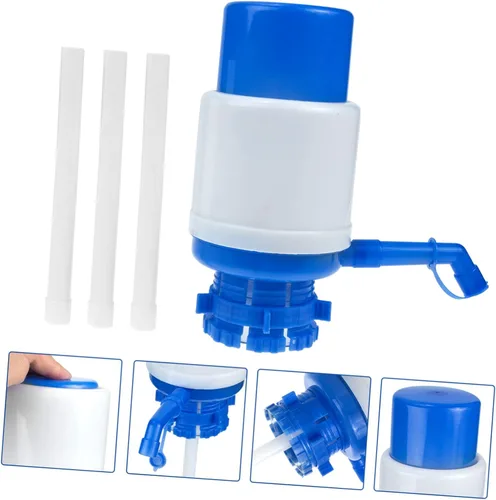 Miniatura 4 de UPKOCH Dispensador de agua de prensa manual, bomba de agua embotellada para botella de 5 galones, dispensador de jarra de mano, máquina de bomba