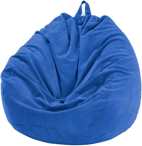 Miniatura 15 de Morbuy Funda para sillón puff para niños y adultos (sin relleno), funda de pana suave para sofá cama, lavable, de gran tamaño, para sala de estar