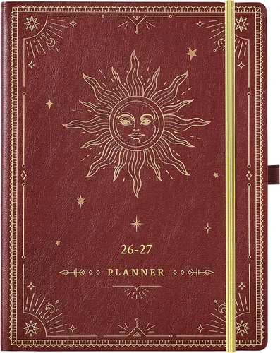 Miniatura 10 de Agenda 2026 – Agenda 2026, enero 2026 a diciembre 2026, 5.75 x 8.25 pulgadas, calendario semanal mensual 2026, agenda de piel sintética 2026
