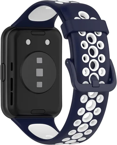 Miniatura 8 de Lijinlan Paquete de 4 correas compatibles con Huawei Watch Fit 2 activas/clásicas/elegantes, correa deportiva de repuesto de silicona suave 8Pack