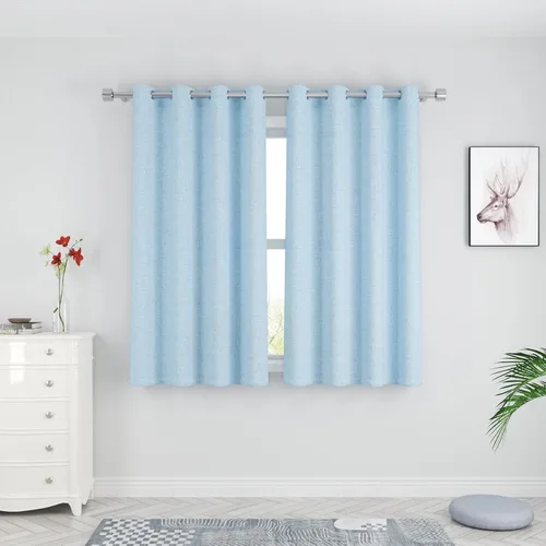 Miniatura 22 de UPOPO Cortinas de niveles de cocina negras de privacidad de lino texturizado de 24 pulgadas de largo, cortinas de café sobre el fregadero, cortinas