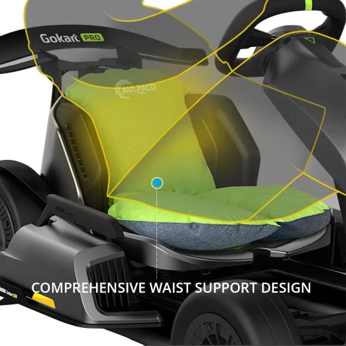 Miniatura 4 de Comfortable Backrest Seat Cushion for Segway Ninebot Gokart Karting Accessories（It's just a Cushion, not a go Kart） Verde