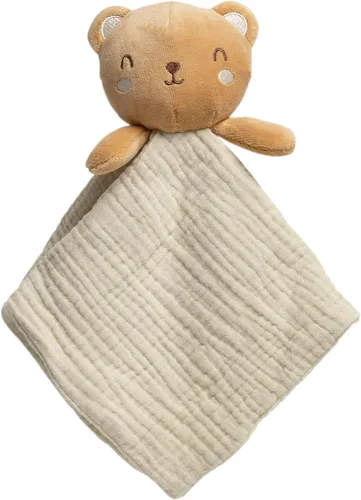 Pearhead Manta de Oso de Peluche para Bebé - Suave Juguetito para Abrazar para Bebés y Niños Pequeños, Ideas para Regalos en Medias Navideñas, Manta