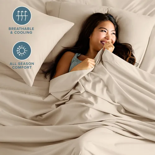 Miniatura 2 de Bare Home Hotel Luxury - Juego de sábanas King extrasuave – Juego de 6 piezas – Bolsillos profundos – Fácil ajuste – Fresco y transpirable – 08