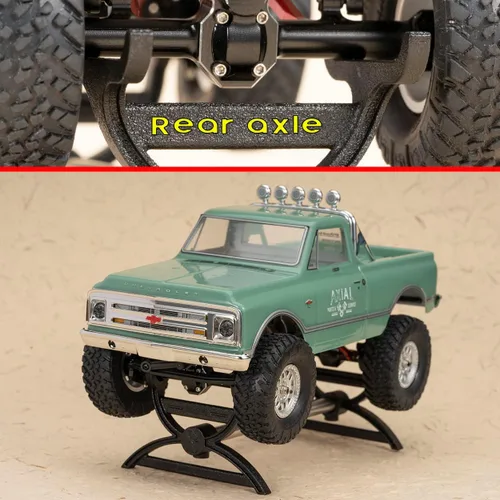 Miniatura 6 de Soporte de coche a control remoto para AX24, SCX24 Crawler, 1/24 RC soporte de exhibición de coche para FCX24, FCX24M, CR18P, Axial SCX24 C10