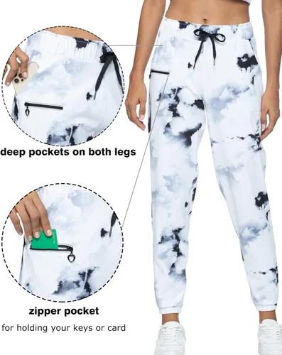 Miniatura 187 de Kcutteyg - Pantalones deportivos con bolsillos para mujer, diseño suave, ligero y de secado rápido, para entrenamiento, gimnasia, yoga y correr