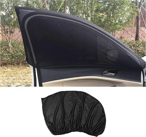 Miniatura 5 de Parasol universal para ventana lateral de coche, 2 unidades, cubierta de parasol para ventana delantera de automóvil (49.2 x 20.5 in)
