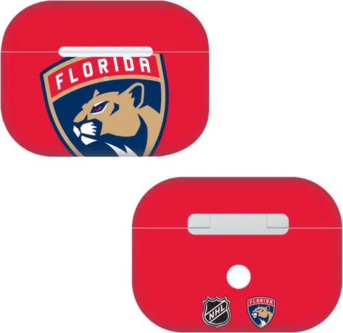Miniatura 8 de Head Case Designs Calcomanía de vinilo con licencia oficial de la NHL Half Distressed Florida Panthers compatible con Apple AirPods Pro