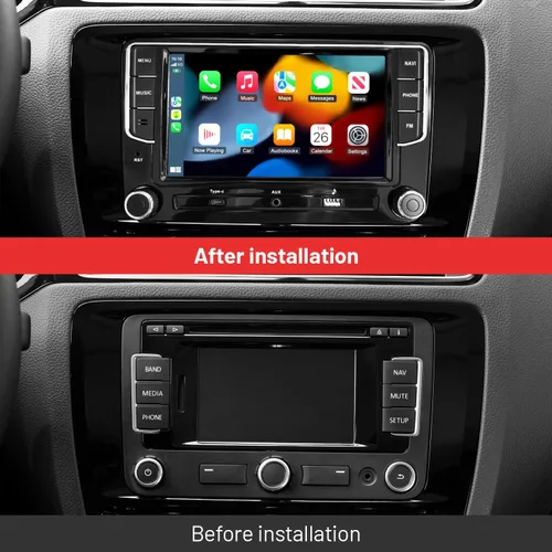 Miniatura 4 de Sistema Linux estable de 7 pulgadas estéreo de coche para VW Golf Passat Jetta Tiguan, Plug & Play conserva la pantalla y los botones originales