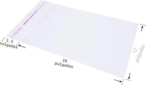 Miniatura 3 de Wowfit 100 unidades bolsas de plástico de celofán transparente de 12 x 16 pulgadas, bolsas de celofán resellables autosellantes ideales