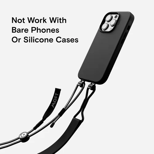 Miniatura 2 de MOFT Cordón para teléfono, universal, ajustable, desmontable, largo, con parche para teléfono, compatible con la mayoría de teléfonos inteligentes