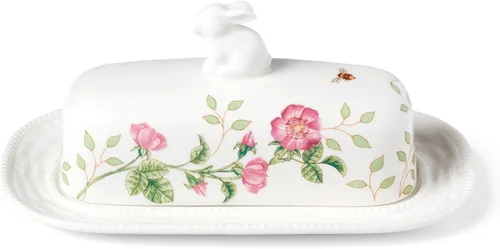Miniatura 12 de Lenox 893456 Mariposa Prado Conejo Salero y Pimentero, Vajilla de Pascua