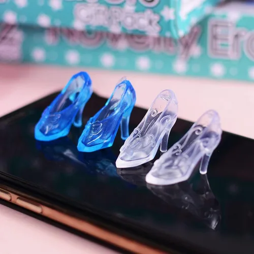 Miniatura 7 de TOYANDONA 30 pares de zapatos de muñeca, zapatos de tacón alto para muñeca, zapatos de muñeca en miniatura, accesorios de disfraz para niñas, Azul