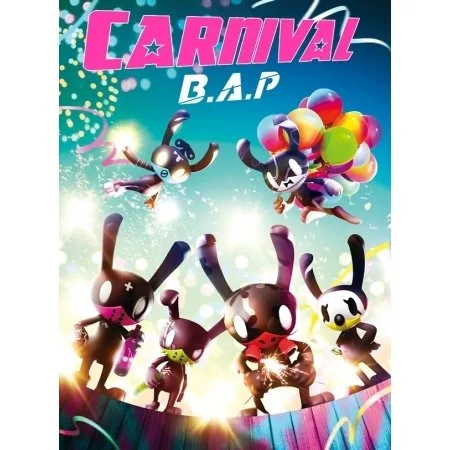B.A.P - [CARNAVAL] quinto mini album especial Ver CD + 60p Libro de Fotos + 1p tarjeta de la foto + 1p 1p + Poster de tamano Mini Pop-Up Stand K-POP