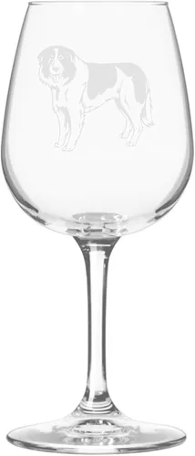 Miniatura 239 de Copa de vino de 12.75 onzas con diseño de perro grabado