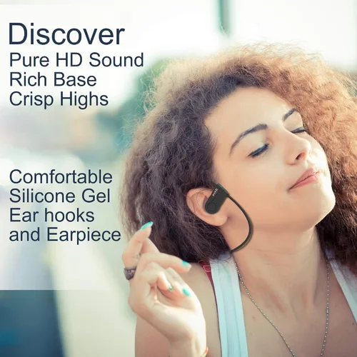 Miniatura 4 de AVAZI Auriculares inalámbricos Bluetooth 5.1, deportivos IPX7 impermeables, auriculares intrauditivos estéreo de alta fidelidad con graves más