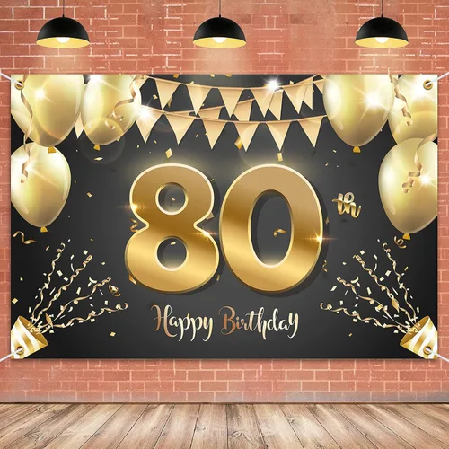 Miniatura 24 de HAMIGAR Fondo de pancarta de feliz cumpleaños número 10 de 6 x 4 pies, decoraciones de cumpleaños de 10 años, suministros de fiesta para niñas