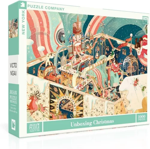 Miniatura 7 de New York Puzzle Company - Victo Ngai Sweet Dreams - Rompecabezas de 1000 piezas románticas por Victo Ngai
