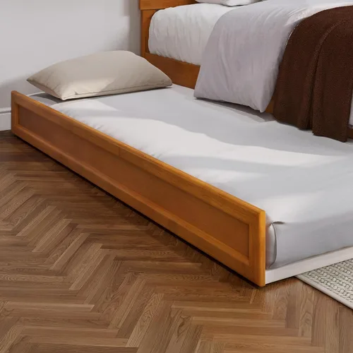 Miniatura 7 de AFI, Mid-Century Modern Trundle Bed, Twin, Black