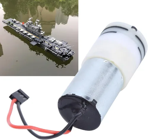 Miniatura 2 de Estink RC Boat Metal 3-6V 370 Bomba de refrigeración por agua en miniatura con motor, bajo ruido, enchufe JR para barcos RC Motor de refrigeración