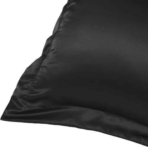 Miniatura 3 de PiccoCasa Paquete de 2 fundas de almohada de satén para cabello y piel, fundas de almohada Euro Sham suaves y sedosas Oxford con cierre de sobre