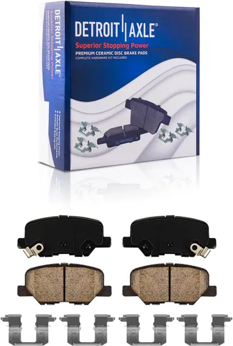 Miniatura 11 de Detroit Axle - Pastillas de Freno Delantero para Mercedes- Benz C230 C250 C300 SLK250, Pastillas de Freno Cerámica w/Reemplazo de Hardware