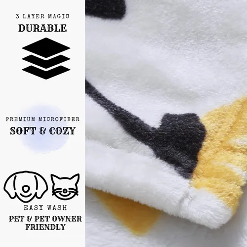 Miniatura 3 de DaDa Bedding - Manta de forro polar floral, franela suave de visón sintético con tulipanes amarillos y naranjas sobre gris, acogedora y elegante