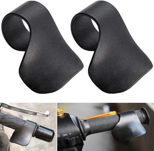 Miniatura 2 de 2 piezas de asistencia de acelerador para motocicleta, refuerzo de acelerador para motocicleta, ya no más dedos cansados tratando de mantener