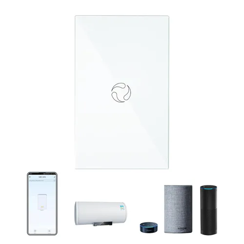 Miniatura 12 de MOES Smart WiFi RF Interruptor Táctil Doble de 2 Vías para Persianas de Cortina con Motor Eléctrico de Persiana Enrollable, Aplicación Tuya Smart