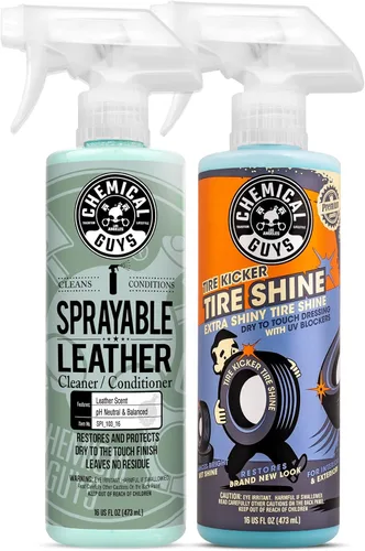 Miniatura 11 de Chemical Guys SPI_103_16 Limpiador y Acondicionador de Cuero Pulverizable en Uno para Interiores de Automóviles, Aroma de Cuero, 16 fl oz