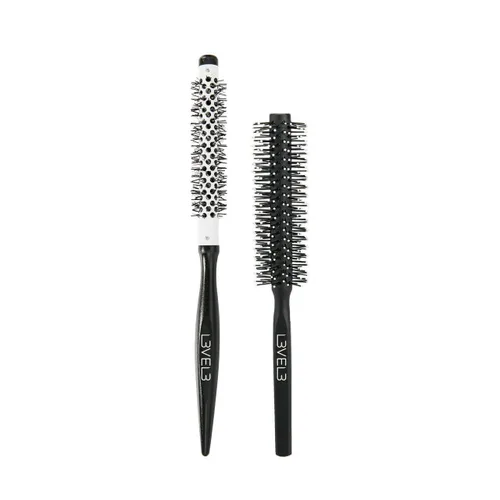 L3 Juego de cepillos redondos – Blowouts, cepillos profesionales para el peinado del cabello para volumen, rizos y acabado suave – barril resistente