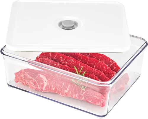 Miniatura 8 de VAKUEN Recipientes herméticos premium para almacenamiento de alimentos, 4L (4.10qt) Tapa inteligente de sellado con un clic, revestimiento patentado