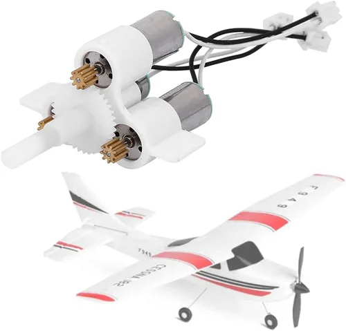 LIANGLIDE Juego de motor fuera de borda de juguete 5 × 4 × 3 Metal Motor Set para Wl F949 Control remoto Juguetes Avión Aviones Recambio